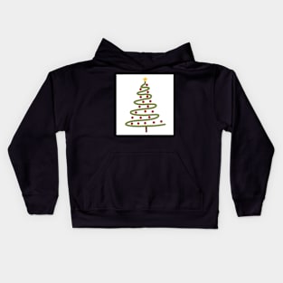 Simple Christmas Tree Kids Hoodie